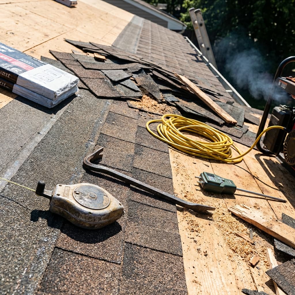 Inspection de toiture